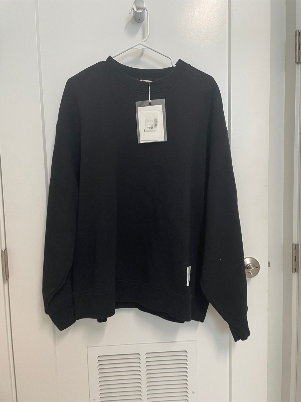 Acne Studios Black Crewneck Pullover